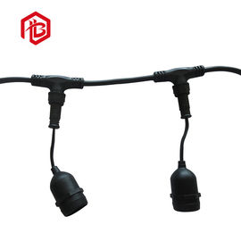 Rubber Power Cord Low Temperature IP67 IP68 ROHS E27 Lamp Holder