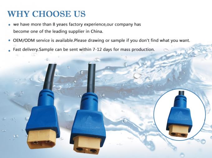 Power Battery Connector Gold Brass Plated Nylon 12V XT60 XT90 Plug Male Female Banana Bullet Plug for RC Lipo Battery FPV Drone 3