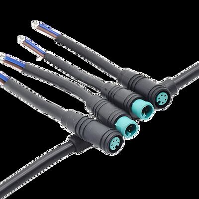 M6 Aviation IP68 Waterproof USB Smart Home Connector Male Female LED Plug PCB FPC RF Power Solenoid Valve Bathroom Use