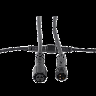 M10 2-Pin Copper Contact IP68 Waterproof Male/Female Plug Connector for Aerospace UHF/RF LED Outdoor Lamp Power Cord PCB FPC 16A