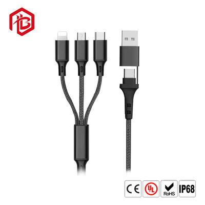 Kopen Het micro- Type C die van USB 3 4 in 1 Multi de Telefoonlader aansteken van 3A Snelle het Laden USB Gegevenskabel online manufacture