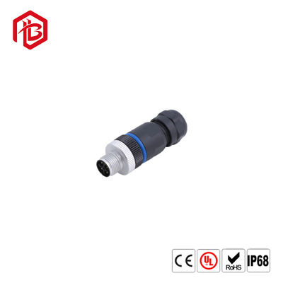 Kopen M12 Schakelaar Waterdichte IP67 Vierkante Flens Mannelijk 2/3/4/5 Pin Panel Mounted Socket Connector online manufacture