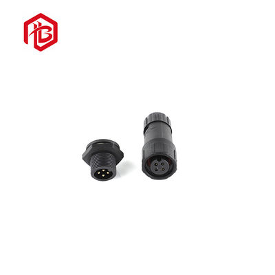 Kopen 300V m14 paneelmontage nylon stekker zwart Omgevingsverlichtingsarmature alarmen waterdichte kabel aansluiting online manufacture