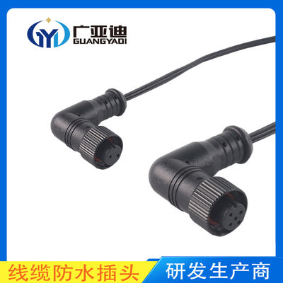 Kopen M12 Multi-Core Elbow Waterproof Connector Aviation Energy Storage Plug Connection Line online manufacture