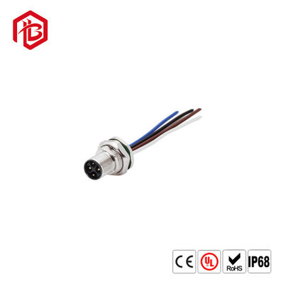 Kopen M12 Mannelijke 90 graden rechthoekige luchtvaartplug M12 PCB-paneel Mount Circulaire connector online manufacture