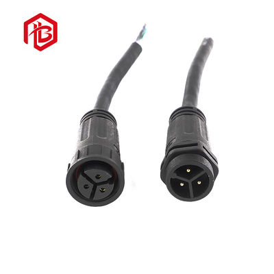 Kopen Led verlichting waterdicht IP68 stroomsignaal 5PIN kabel connector M25 Draad tot draad plastic mannelijk vrouwelijk cirkelvormig plastic connector online manufacture