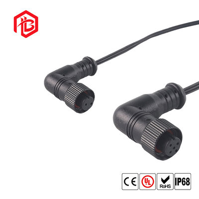 Kopen IP68 Waterproof M12 8 Pin Male Connector 90 Degree Right Angle Elbow Aviation Sensor Cable Circular Connector Product Connectors online manufacture