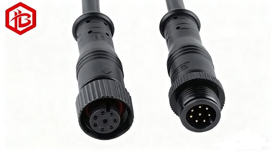 Kopen Hoogwaardige waterdichte elektrische bedradingsconnectoren M12 METAL PLUG 2 3 4 5 6 7 8 Pins online manufacture