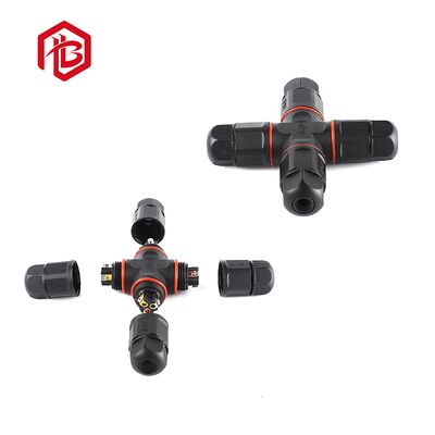 Kopen IP68 Waterdichte X25 Connector Koperen Contact RF Vermogen Vier-Type 2 & 3 Pins Plastic LED voor Auto Buiten Solar & Industrieel Gebruik online manufacture