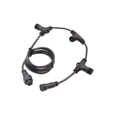 Kopen Waterdichte koperen LED-strip licht connectors T-type splitter M12 voor lucht- en ruimtevaart, UHF RF zonne-energiesysteem PCB-toepassingen IP68 online manufacture