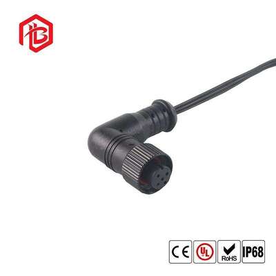 Kopen M12 RIGHT-ANGLED ELBOW MAN/FEMALE UHF RF PCB Power Adapter 2-8 Pin Connector met IP68-classificatie online manufacture