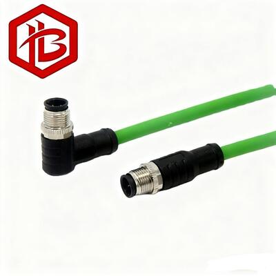 Kopen BETT waterdicht M12 rechthoekig RJ45 Ethernet-connector IP68 8A voor UHF RF-PCB-toepassingen in de luchtvaart online manufacture