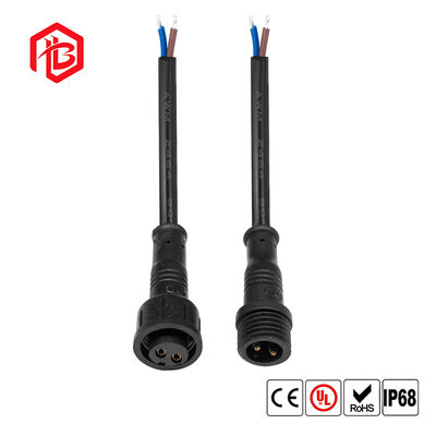 Kopen M11 Stekkers IP65 Fabrieksprijs Mannelijk Vrouwelijk Zwart Nylon Luchtvaart UHF PCB Koperen Contact 16A 500V Waterdichte LED Lamp Connectoren online manufacture