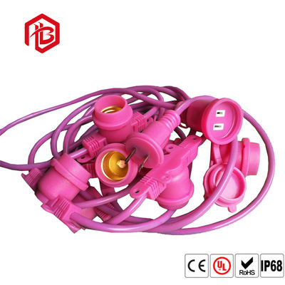 Kopen De roze Groene Hangende Houder van de Koord Lichte Plastic 300V E27 Lamp online manufacture