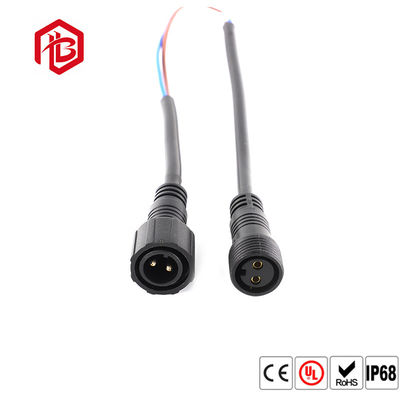 Kopen Mannelijke Vrouwelijke Schakelaar 2 van pvc M18 IP67 Pin Waterproof Connector online manufacture