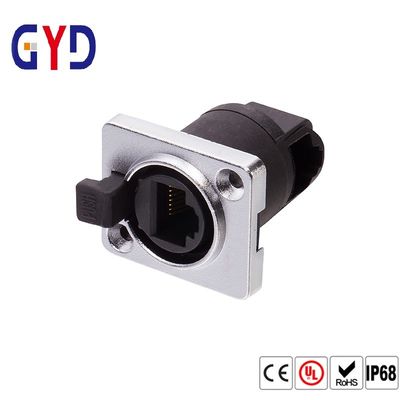 Kopen Hefboom van de Vrouwelijke Schakelaar de Waterdichte Ethernet van pvc TPE IP69 Rj45 online manufacture