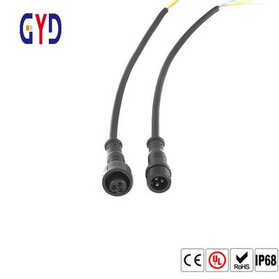 Kopen Mini 2 3 Pin Waterproof Data Connector Pvc Mannelijke en Vrouwelijke Stop online manufacture
