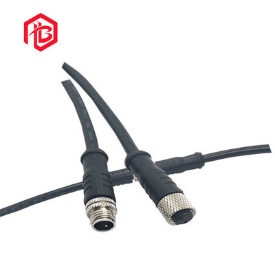Kopen Zwart van de de Gegevensschakelaar IP68 van pvc Waterdicht Metaalm8 Type - 2 3 4 Pin Self Locking online manufacture