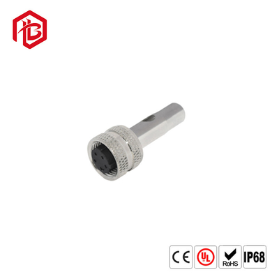 IP67 Circular Female Male M12 2 3 4 5 6 8 Pin Front Panel Mount LED Circular Cable Waterproof Wire Connector