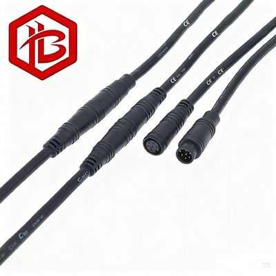 M8 6pin Mini Waterproof Connector for Electric Bikes and LED Lighting 6 Pin Circular Connector Adapters Connectors