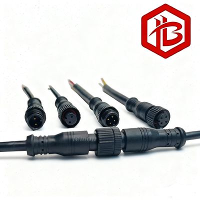 M15 PVC WITH CABLE3 Pin Waterproof Connector Male Female Extension Cord  IP68 LED Connector Cable