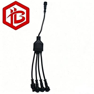 M17 Cable Waterproof RGBW LED Rock Light Splitter & Connector Extension Wire for Automotive Aerospace RF PCB Applications