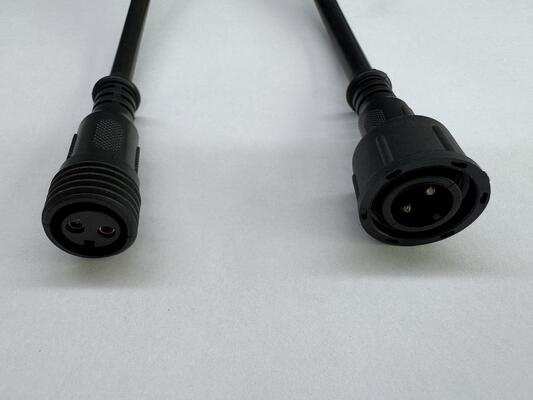 M19 PANEL MOUNT PLUG Male and Female Connector 2-5 Pin Circular LED FPC/PCB Power Copper Contact Waterproof Cable Connector