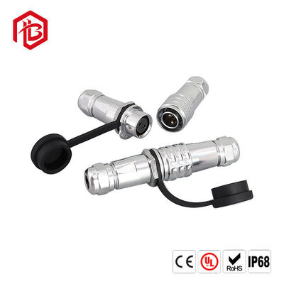 Bett SF Series IP68 Waterproof UHF RF Power Cable Connector 2-5Pin Quick-Insertion Metal Aviation Plug Socket Male/Female PCB