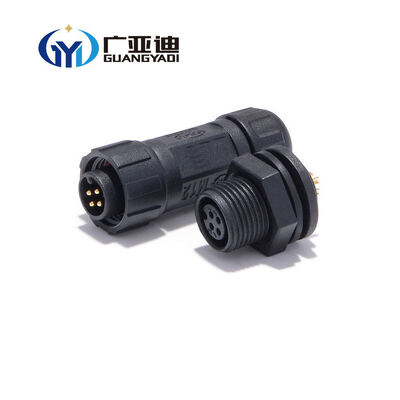 Assembly Male Plug Female Socket IP68 Supply Power Driver Electric Wire Connector M12 M16 M20 2Pin Circular Waterproof Connector
