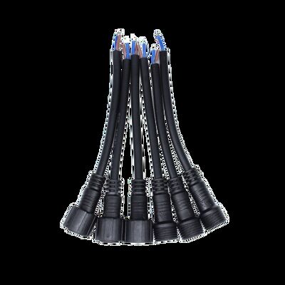 2 Pin UHF RF PCB FPC Copper Contact Aerospace IP65 Waterproof Power Electrical Wire Connector Male Female Plug LED Cable