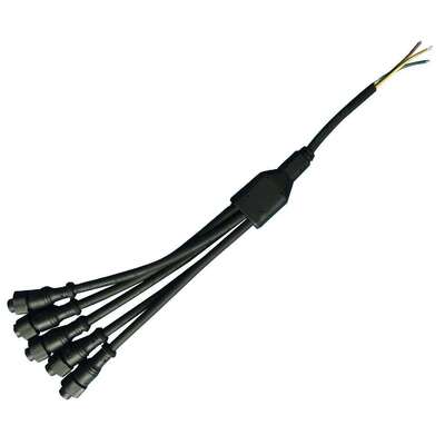 BETT Y16 Y-Shaped Waterproof IP67-IP69 Adapter with LED Light Copper Contacts 2-4 Pin Male/Female for Power Applications