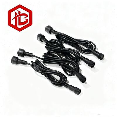 M15 PVC Waterproof RGBW LED Rock Light Male/Female Connector with UHF RF PCB Extension Cable for Car