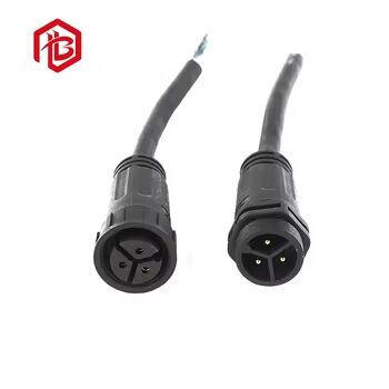 M25 Waterproof Nylon Connector with Copper Contacts IP68 Rated 2-Pin/3-Pin Adaptor Cable Included