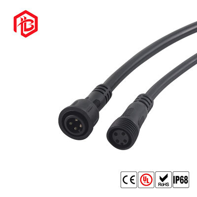 M19 Waterproof IP68 Nylon Cable Connector for Microwave and LED Lighting Applications (Custom)