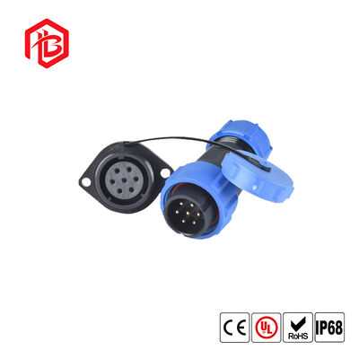 SP13F FLANGE SERIES AVIATION PLUG Copper Housing IP68 Waterproof 13A Rated Male/Female Cable Connector Power