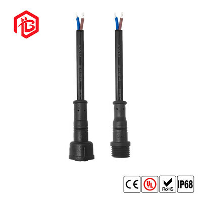 M11  Plugs IP65  Factory Price Male Female Black NylonAerospace UHF PCB Copper Contact 16A 500V Waterproof LED Lamp Connectors