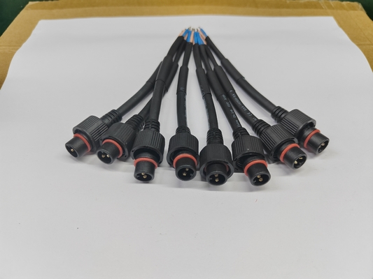 Aangepaste M11 M12 M14 M15 M16 Led Straat Waterdichte Kabel 2 3 4 5 Pins Mannelijke Vrouwelijke Docking Verlenging PVC Stroomkabel Connector