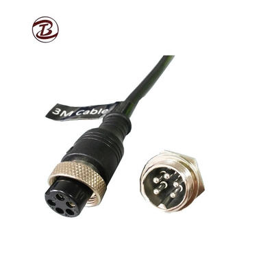 M16 Circulaire Plug Aviation Connector M8 3 4 6 8Pins GX16 Mannelijk Vrouwelijk Voorste Achterste Montage Metalen PCB Socket Circular Connectors